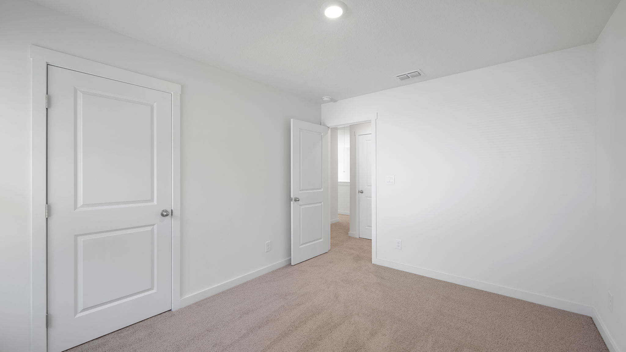 guest bedroom with closet