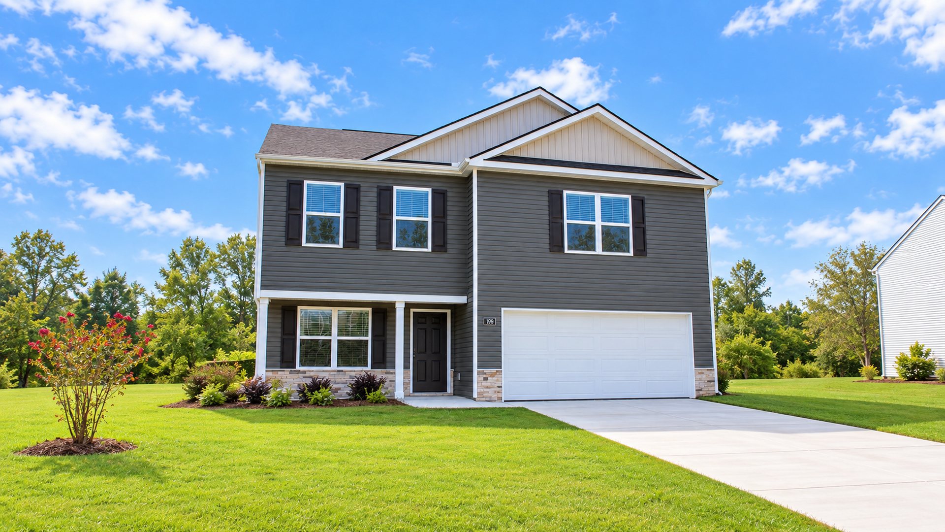photo of two story home