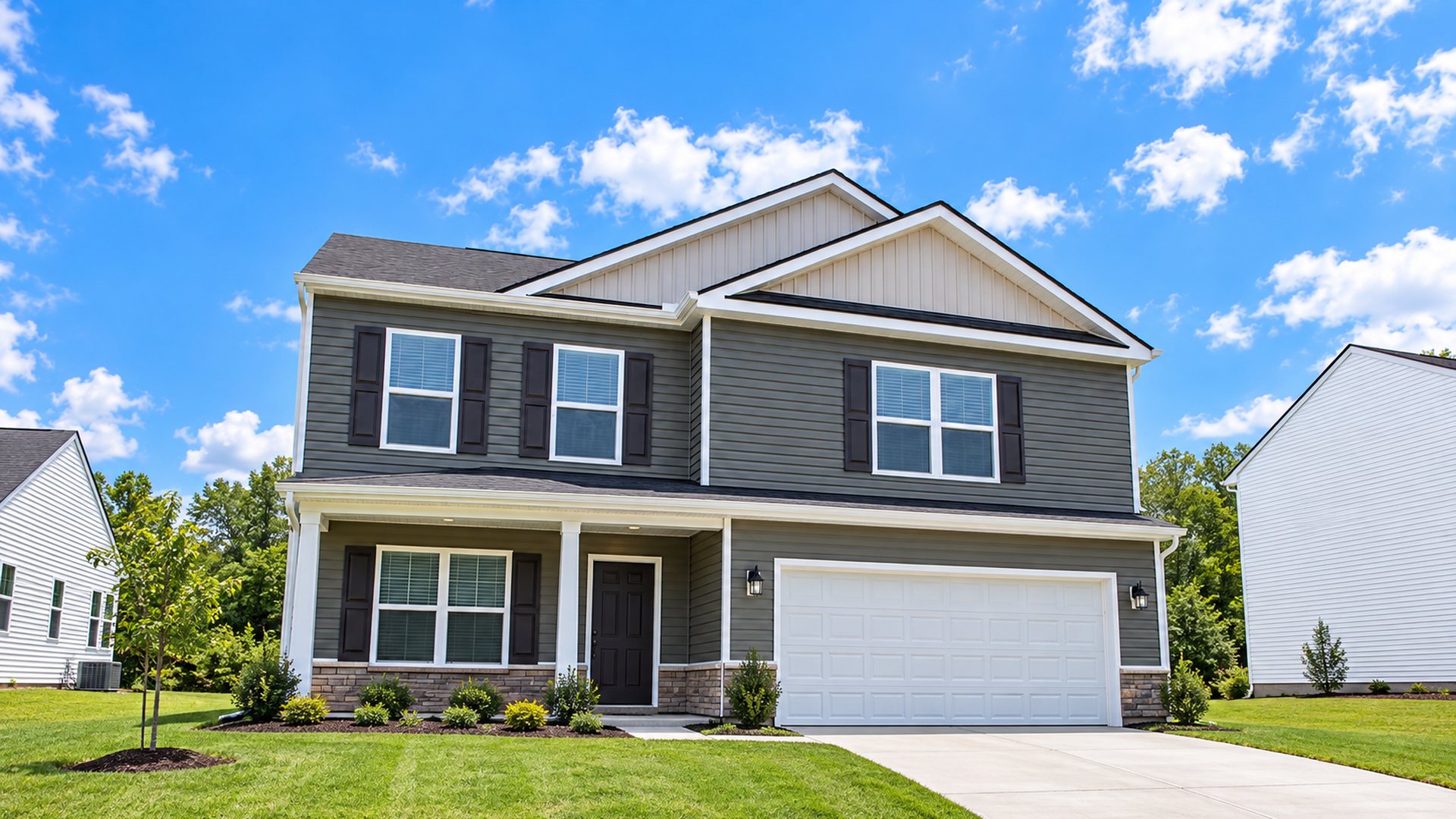 photo of two story home
