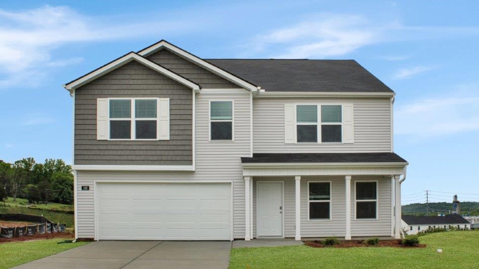 rendering of two story home