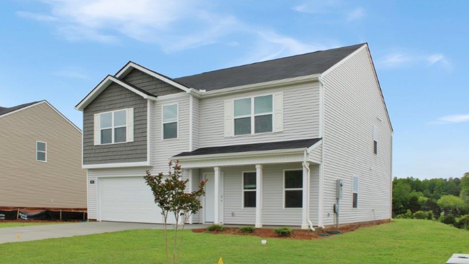 rendering of two story home
