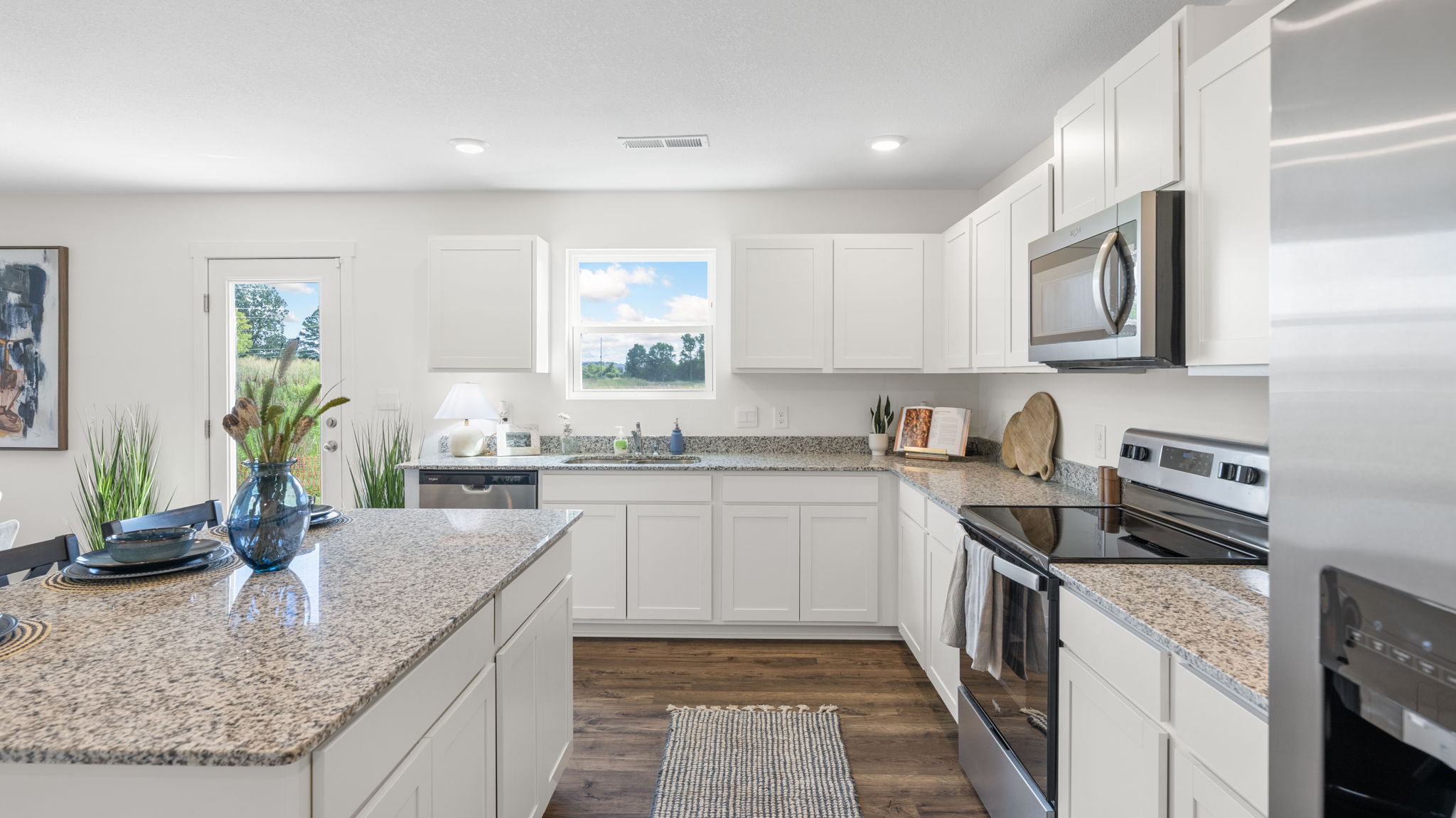 kitchen with stainless steel appliances