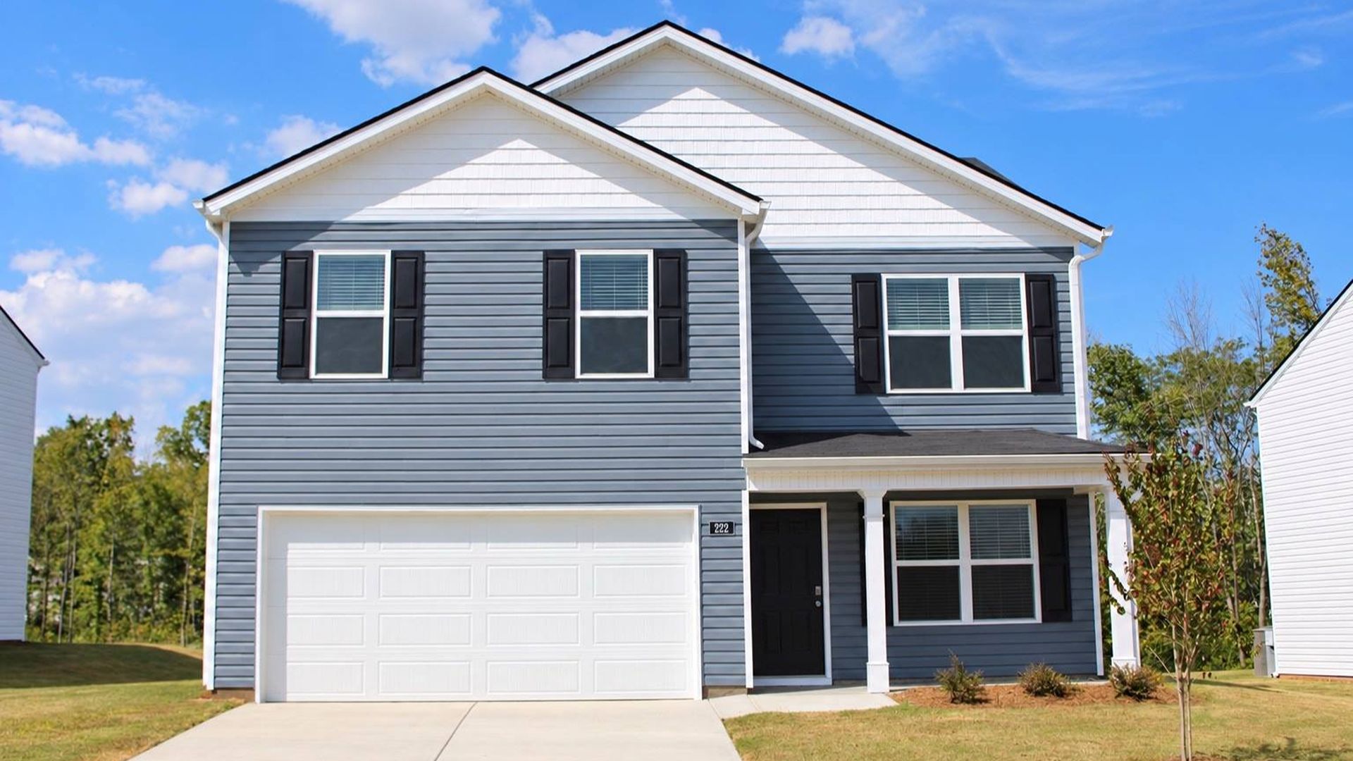 photo of two story home