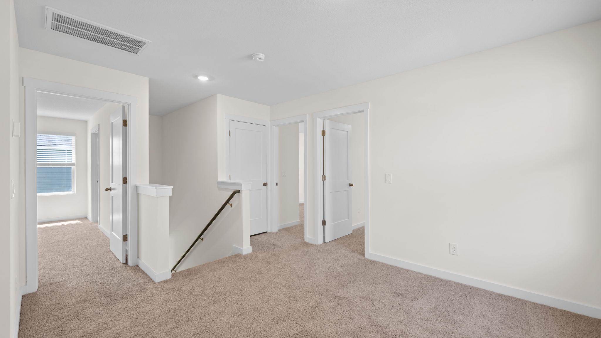 upstairs hallway and loft