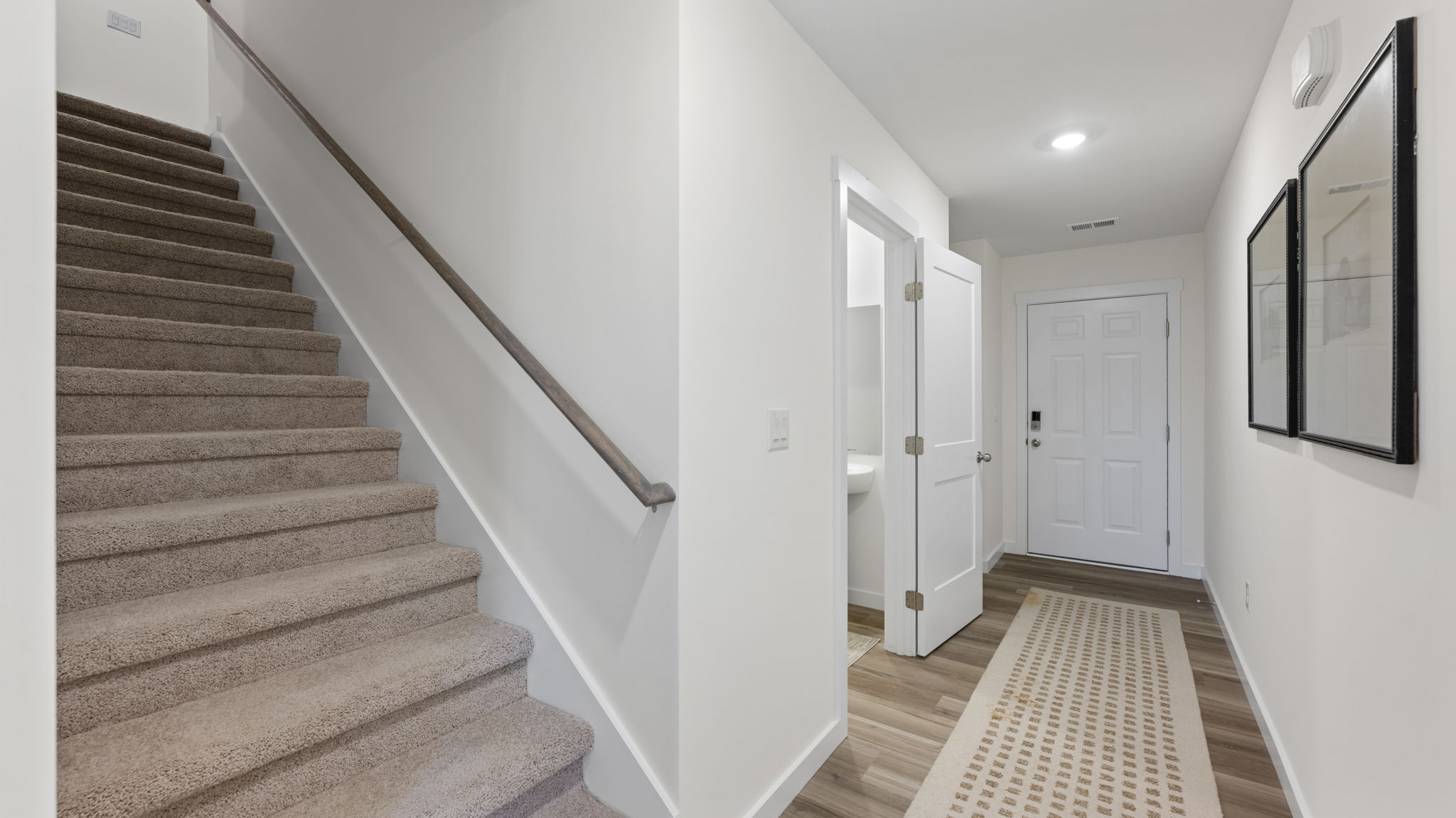 entryway with staircase