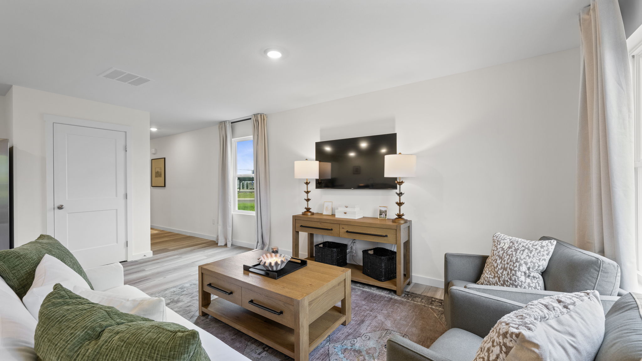 open concept living area