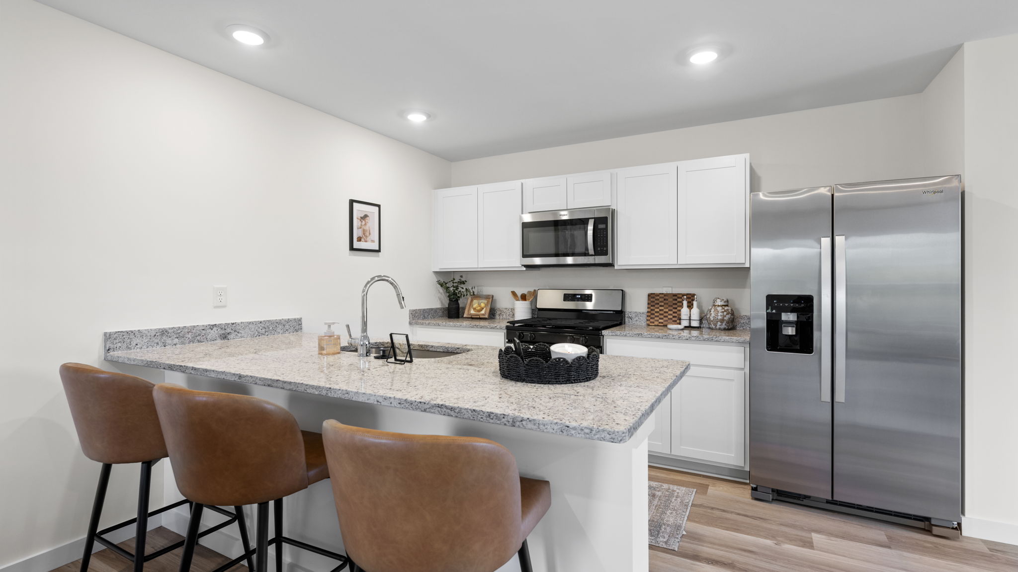 kitchen with stainless steel appliances
