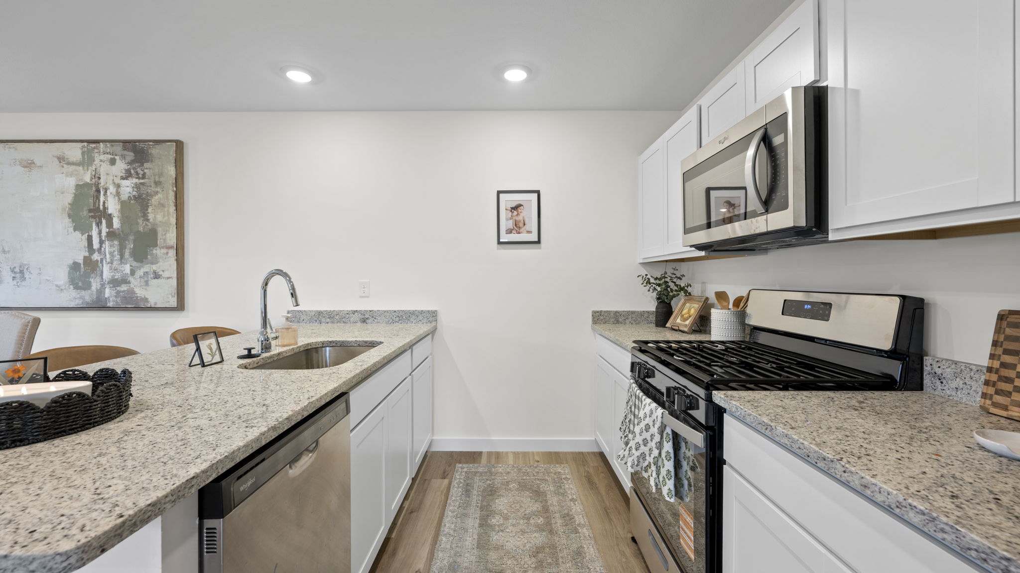 kitchen with stainless steel appliances