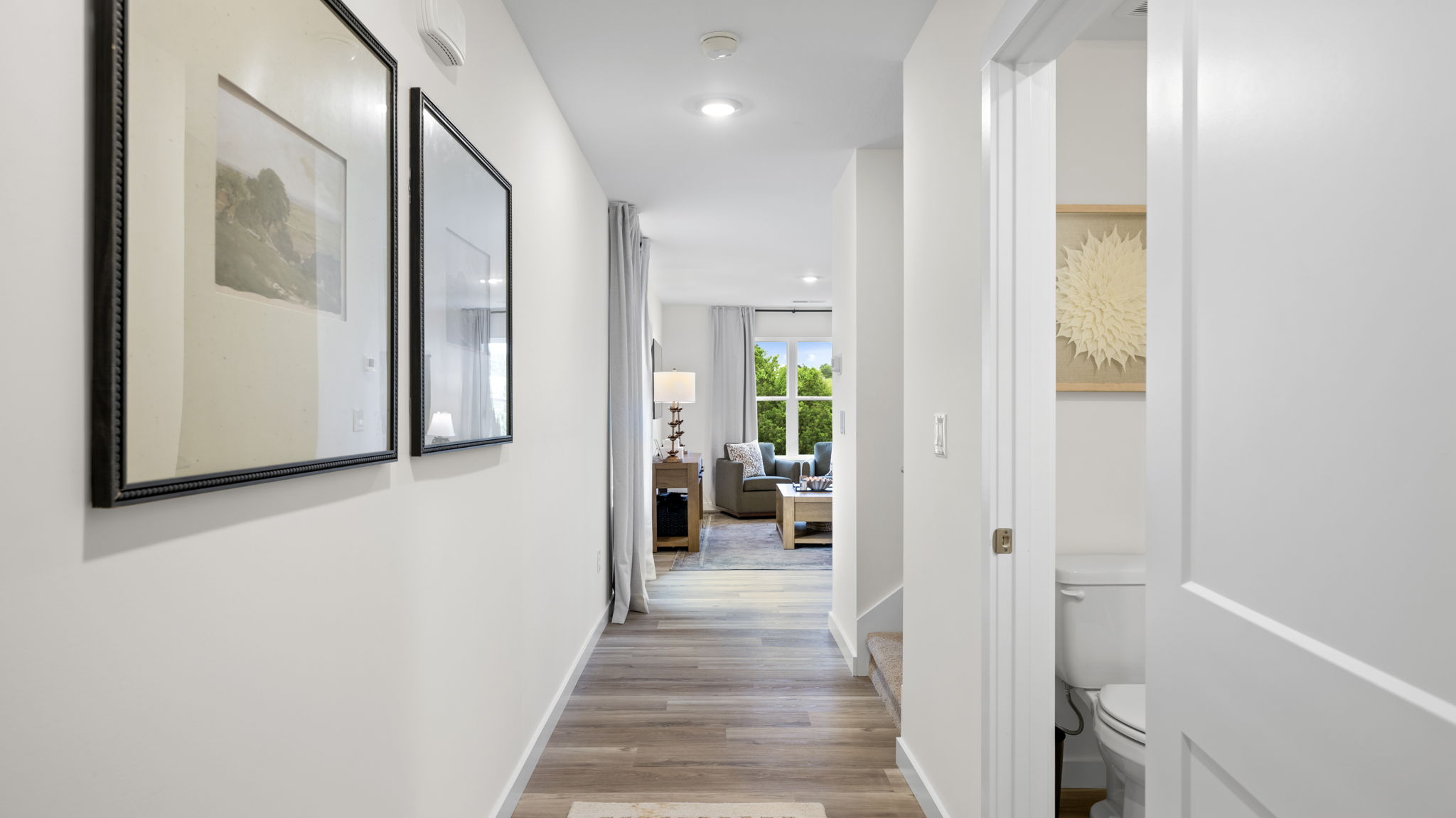 entryway hallway with stairs