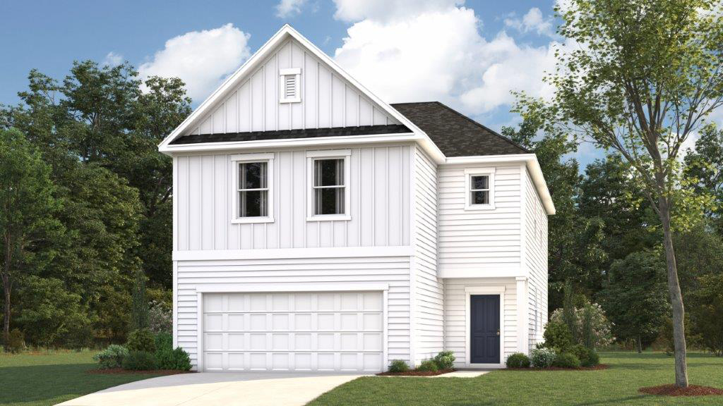 Two story home rendering