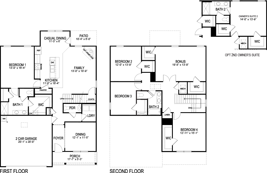 rendering of the Salem floor plan