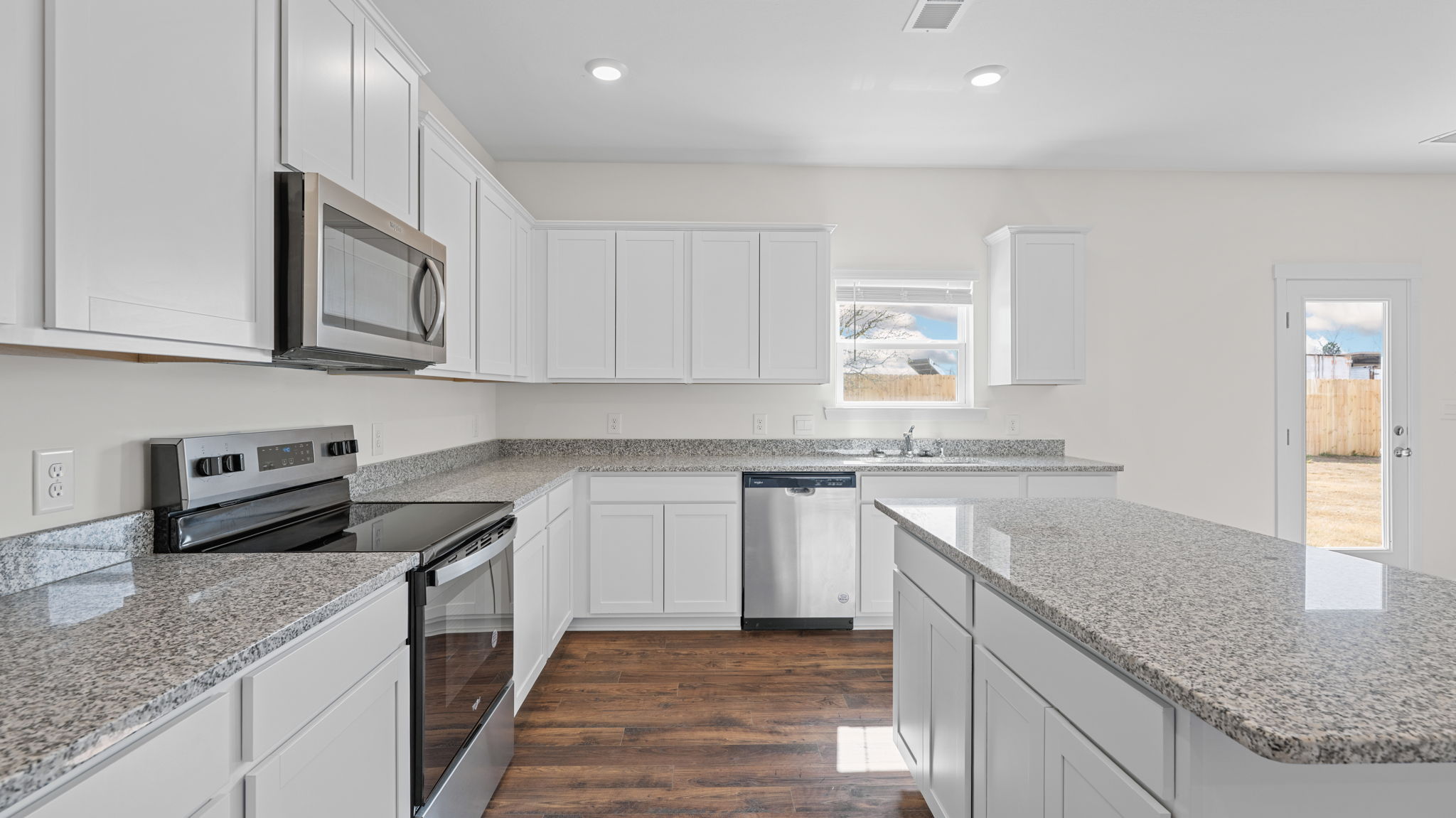 kitchen with cabinets and stainless appliances