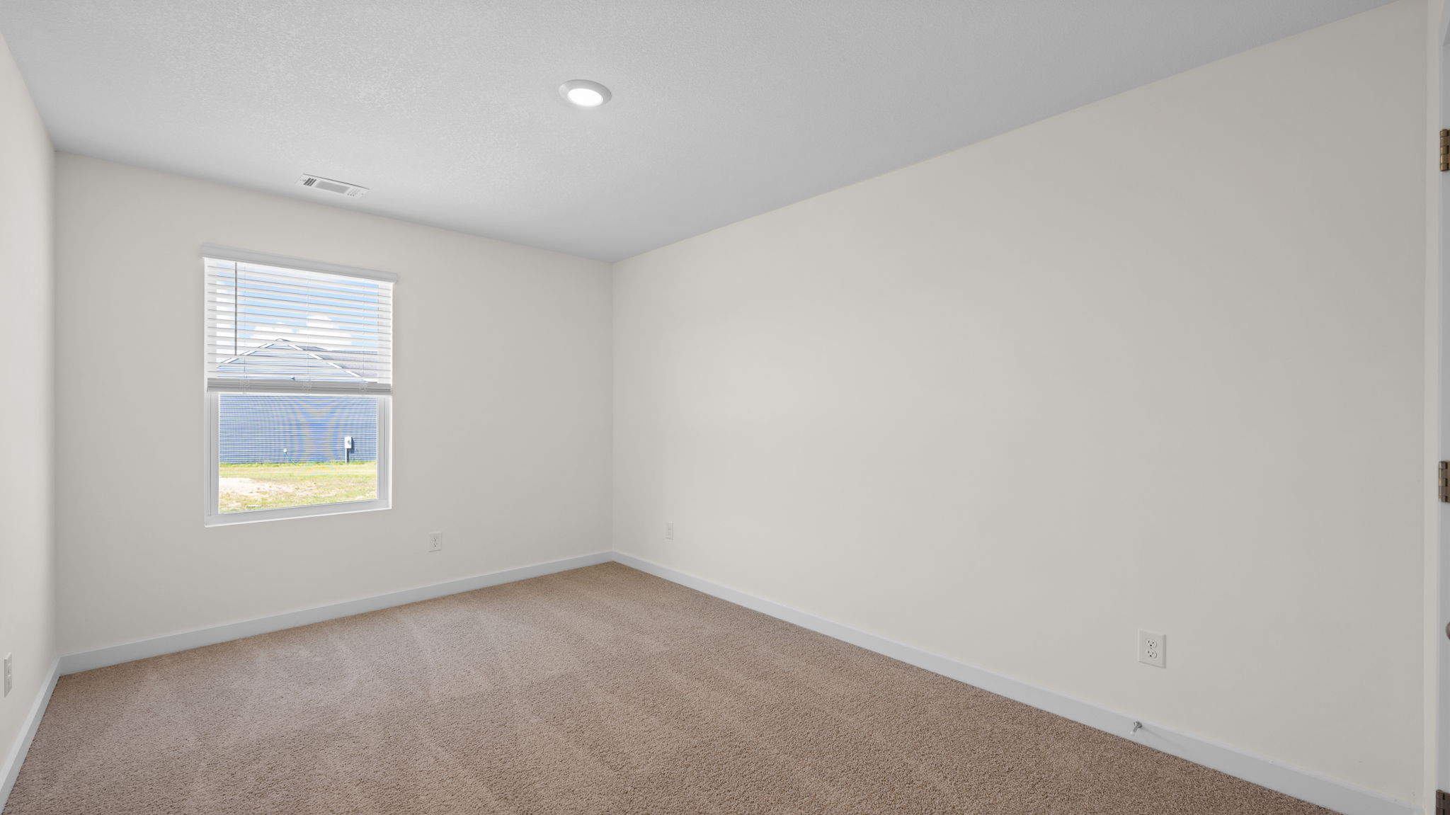 upstairs loft with single window