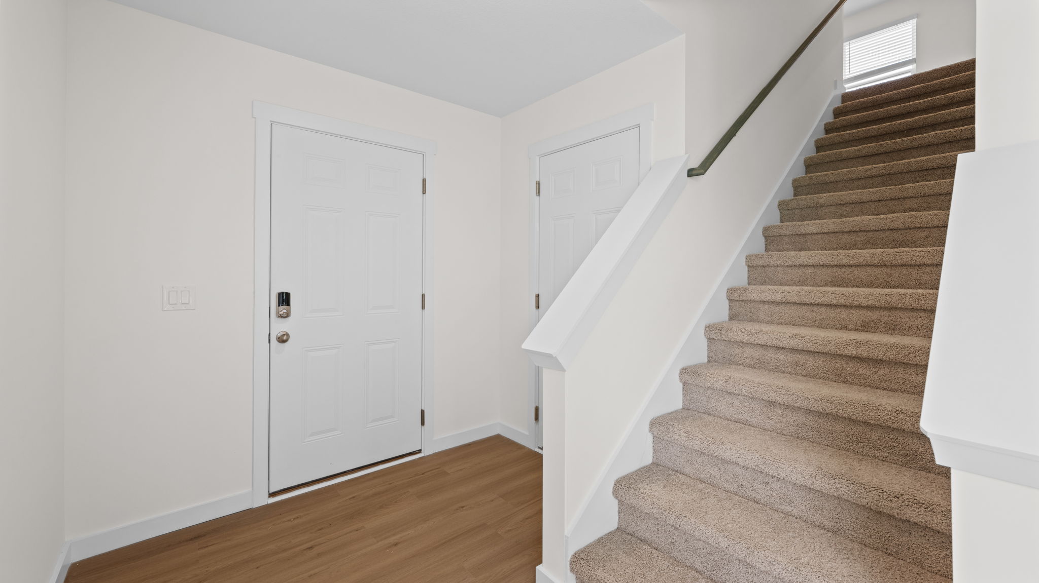 downstairs foyer and upstairs