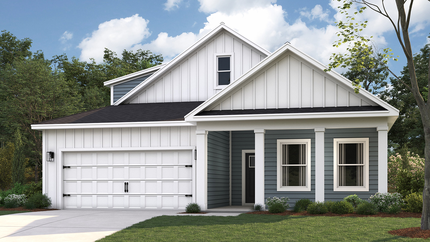 rendering of two story home