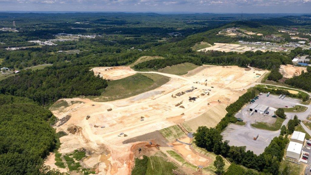 aerial shot of community