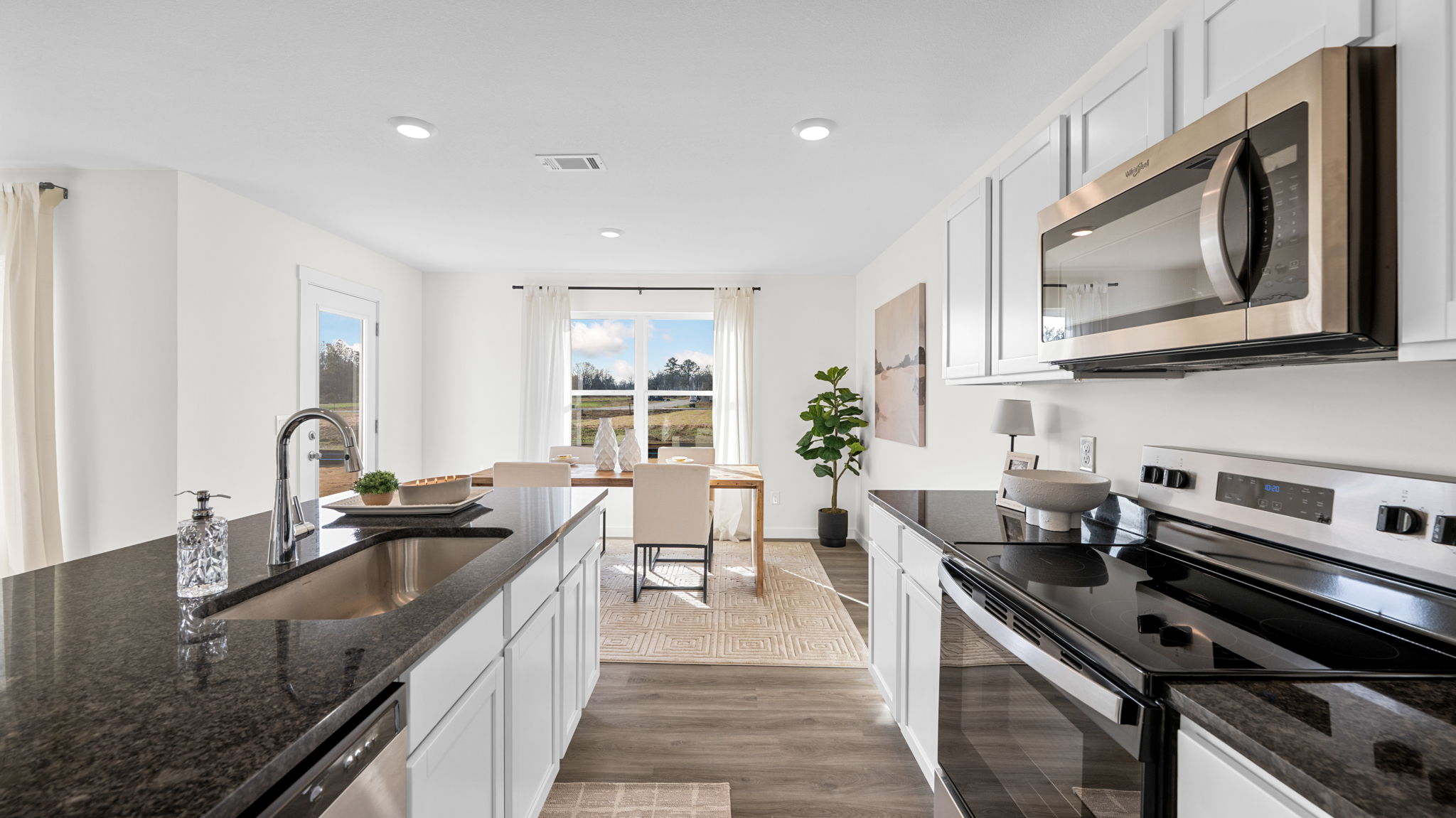 kitchen with stainless steel appliances
