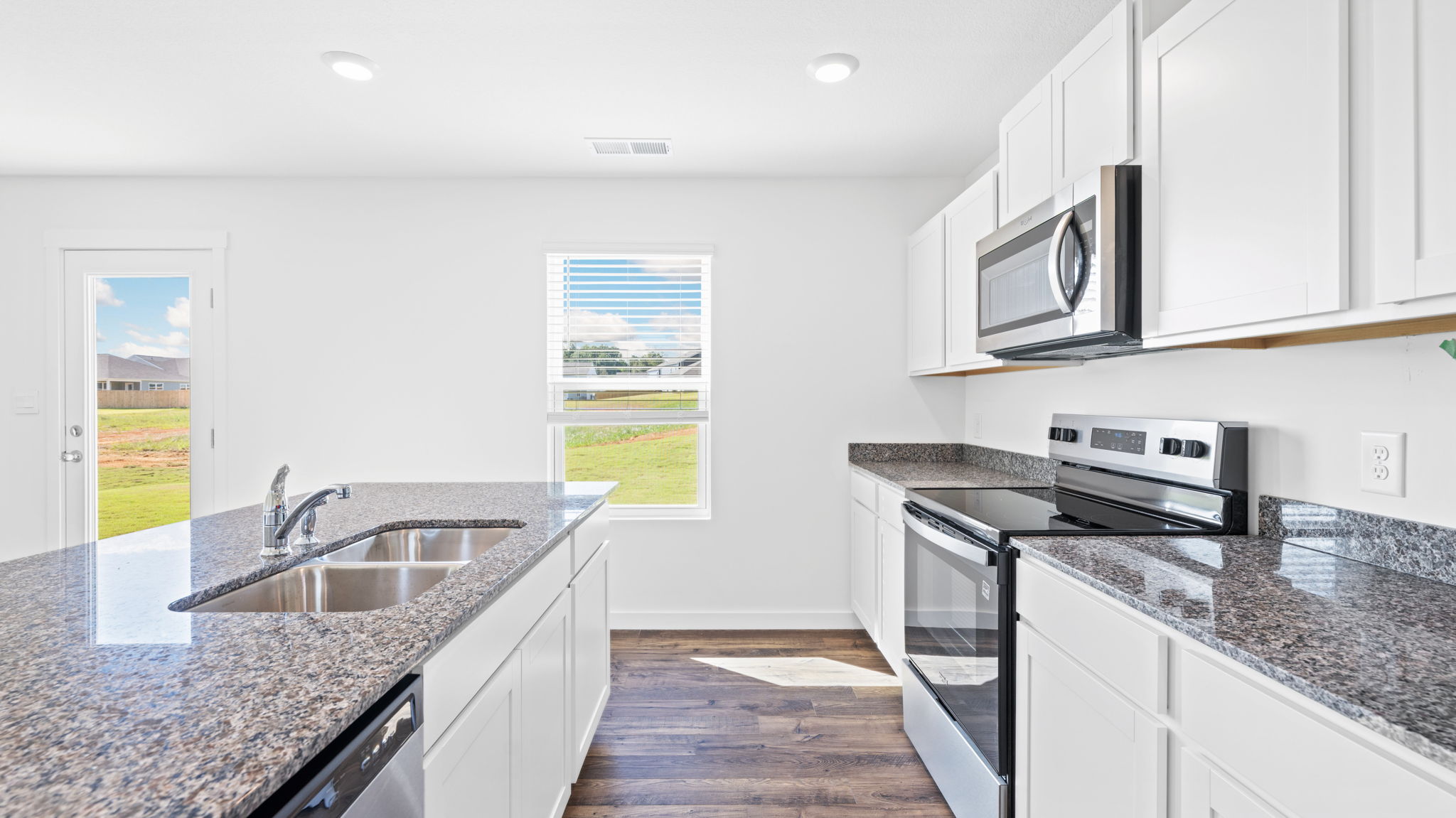 kitchen with single window