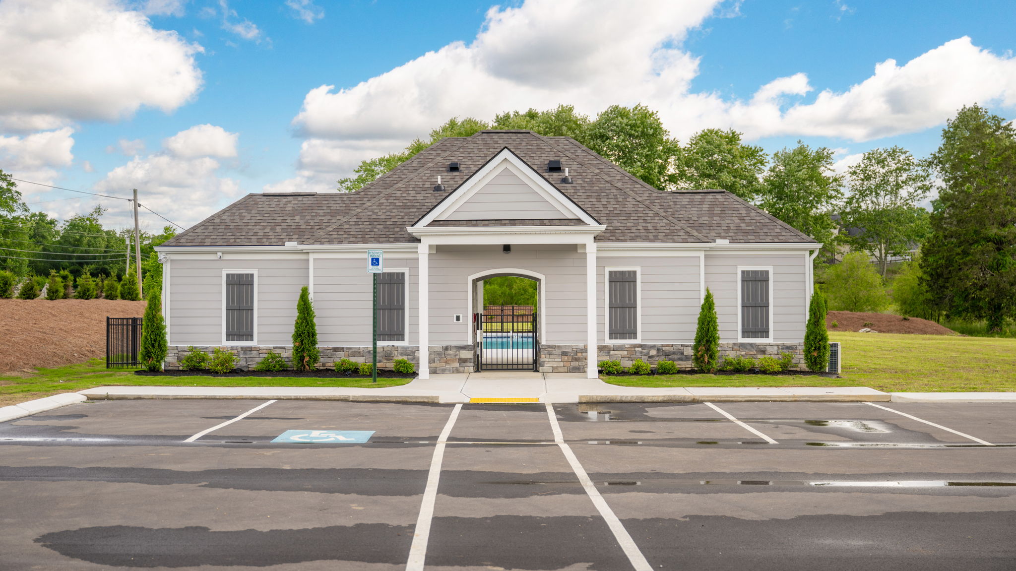 Community Pool house