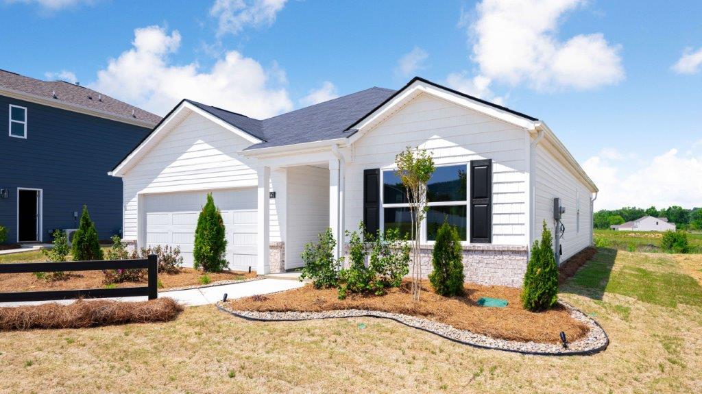 Exterior of model home