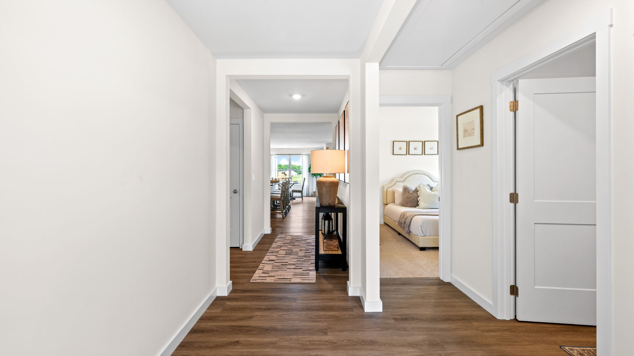 entryway hallway with bedrooms