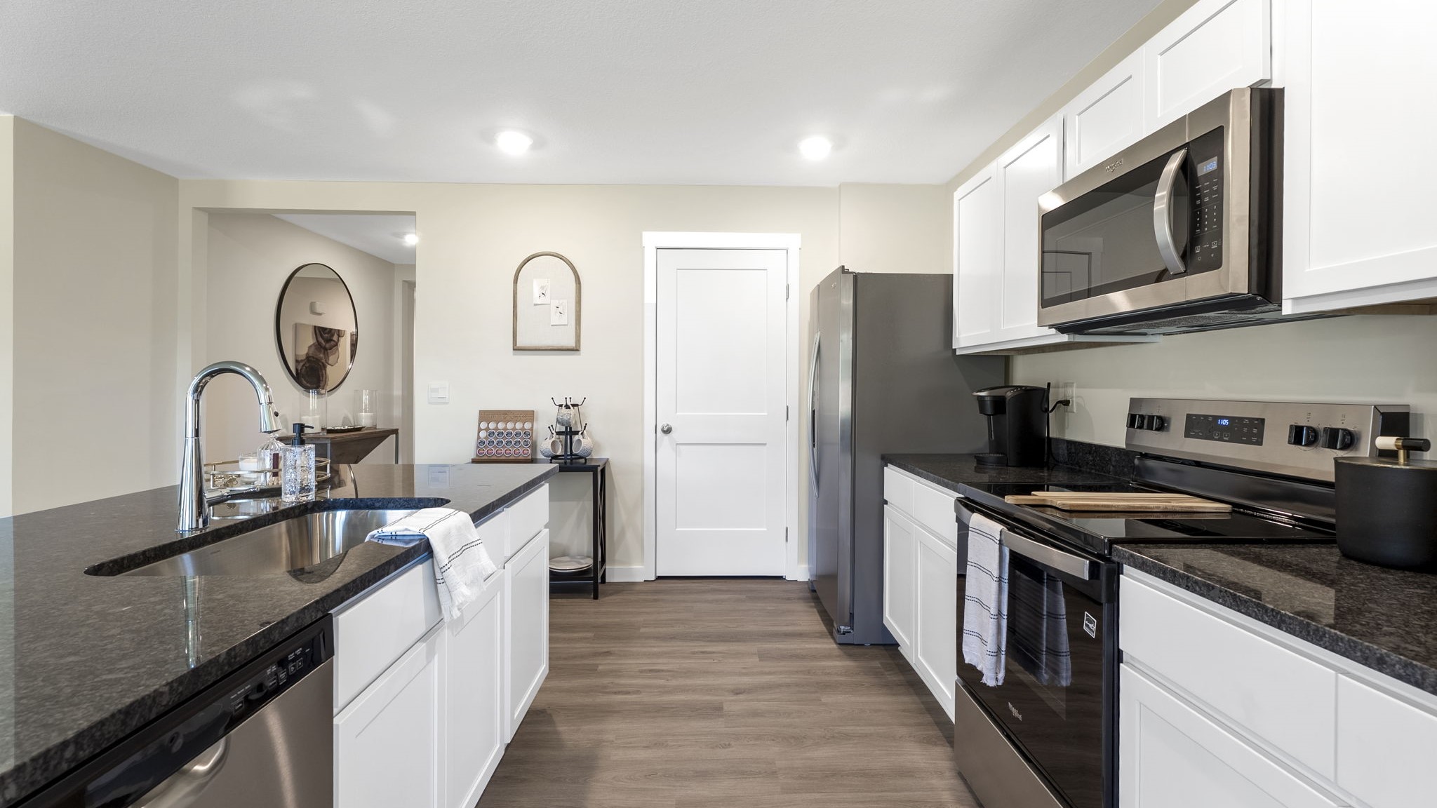 kitchen with stainless steel appliances