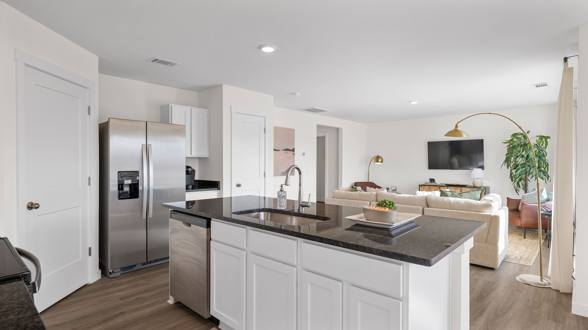 kitchen with stainless steel appliances