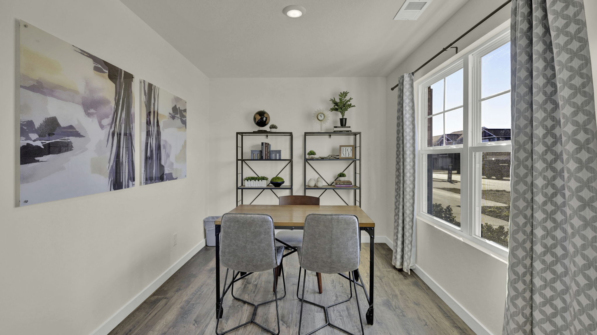 office with double windows and double doors