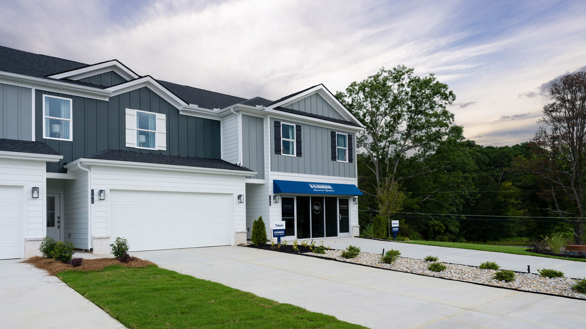 outside of townhome