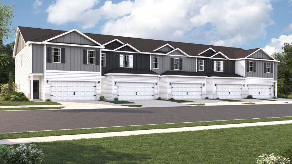 left middle townhome rendering