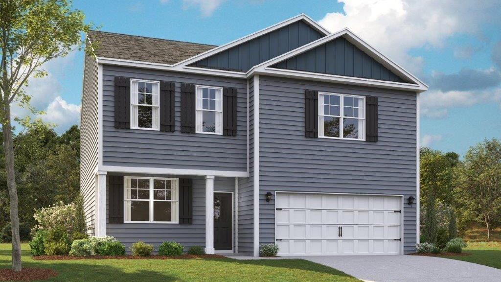 rendering of two story home