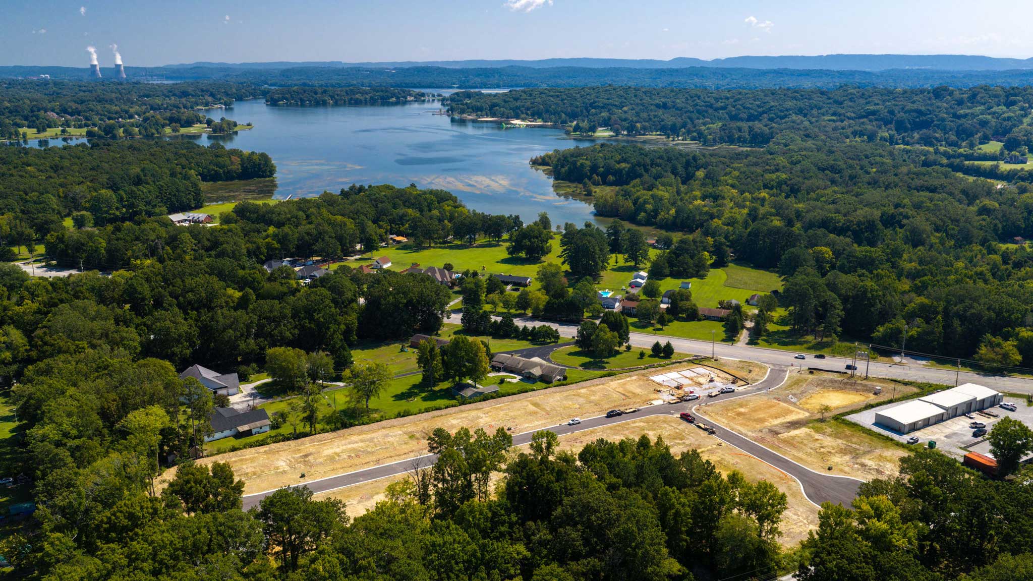 Aerial of the cannon community surrounding area