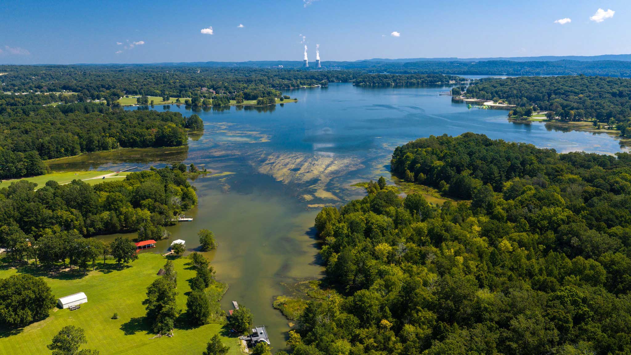Aerial of the cannon community surrounding area