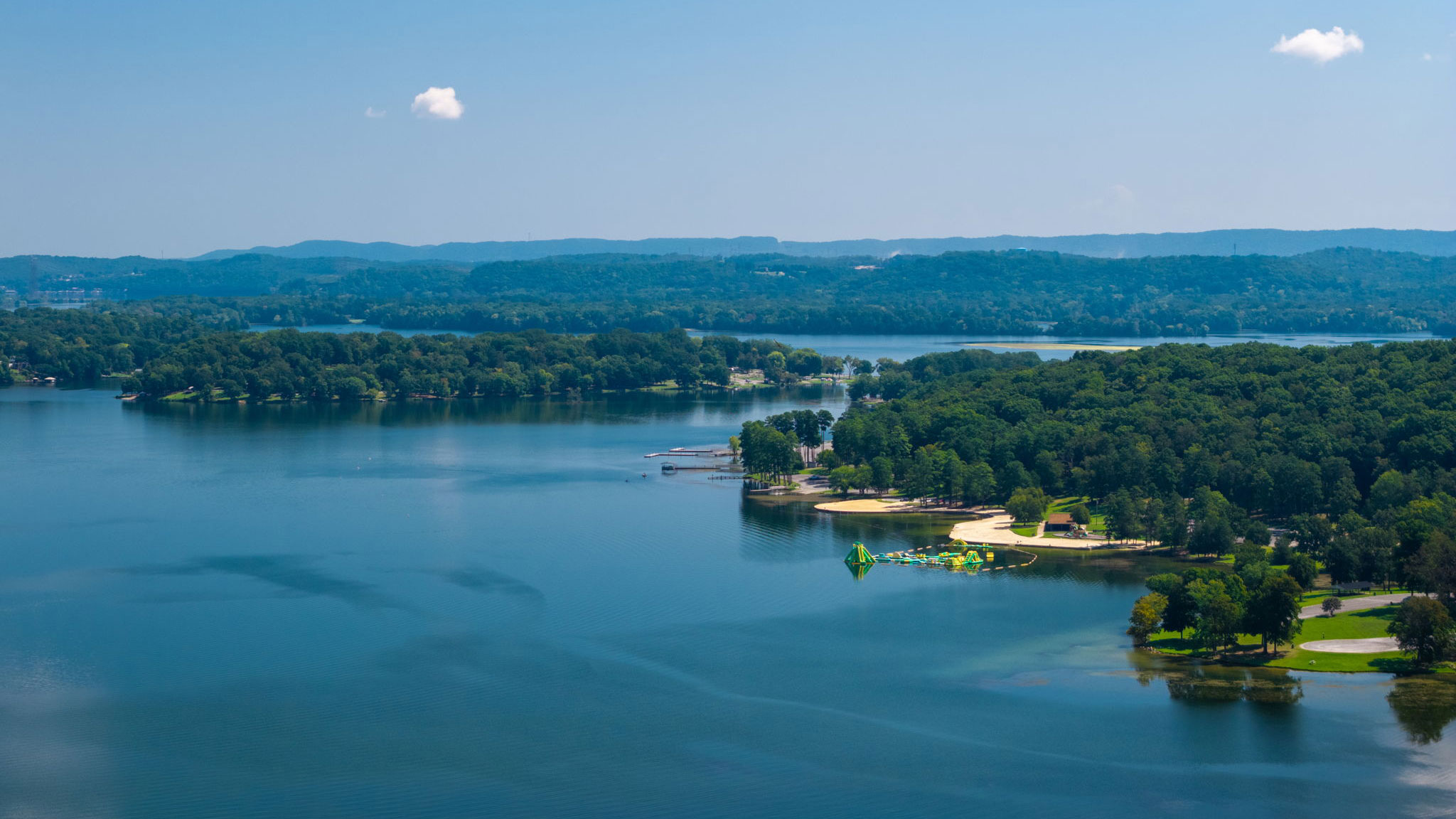 Aerial of the cannon community surrounding area