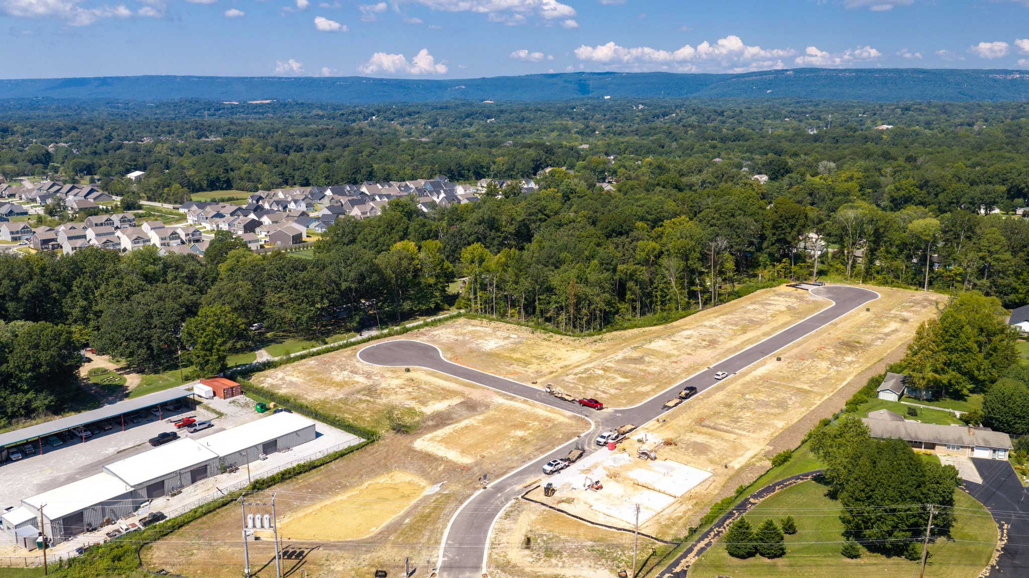 Aerial of the cannon community