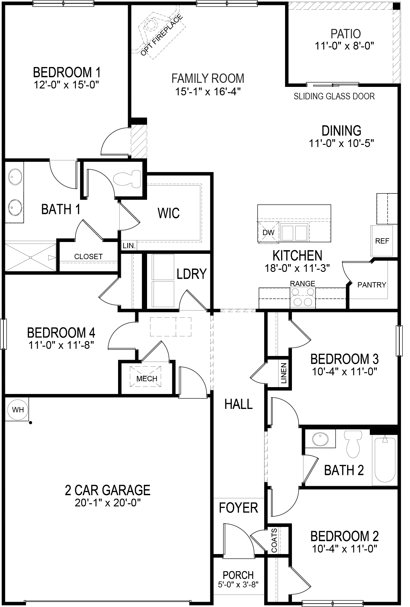 Floor Plan in The Ridge at Neals Landing | Knoxville, TN | D.R. Horton