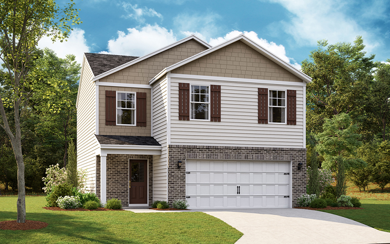 Floor Plan in Spring Lake Farms Knoxville, TN D.R. Horton