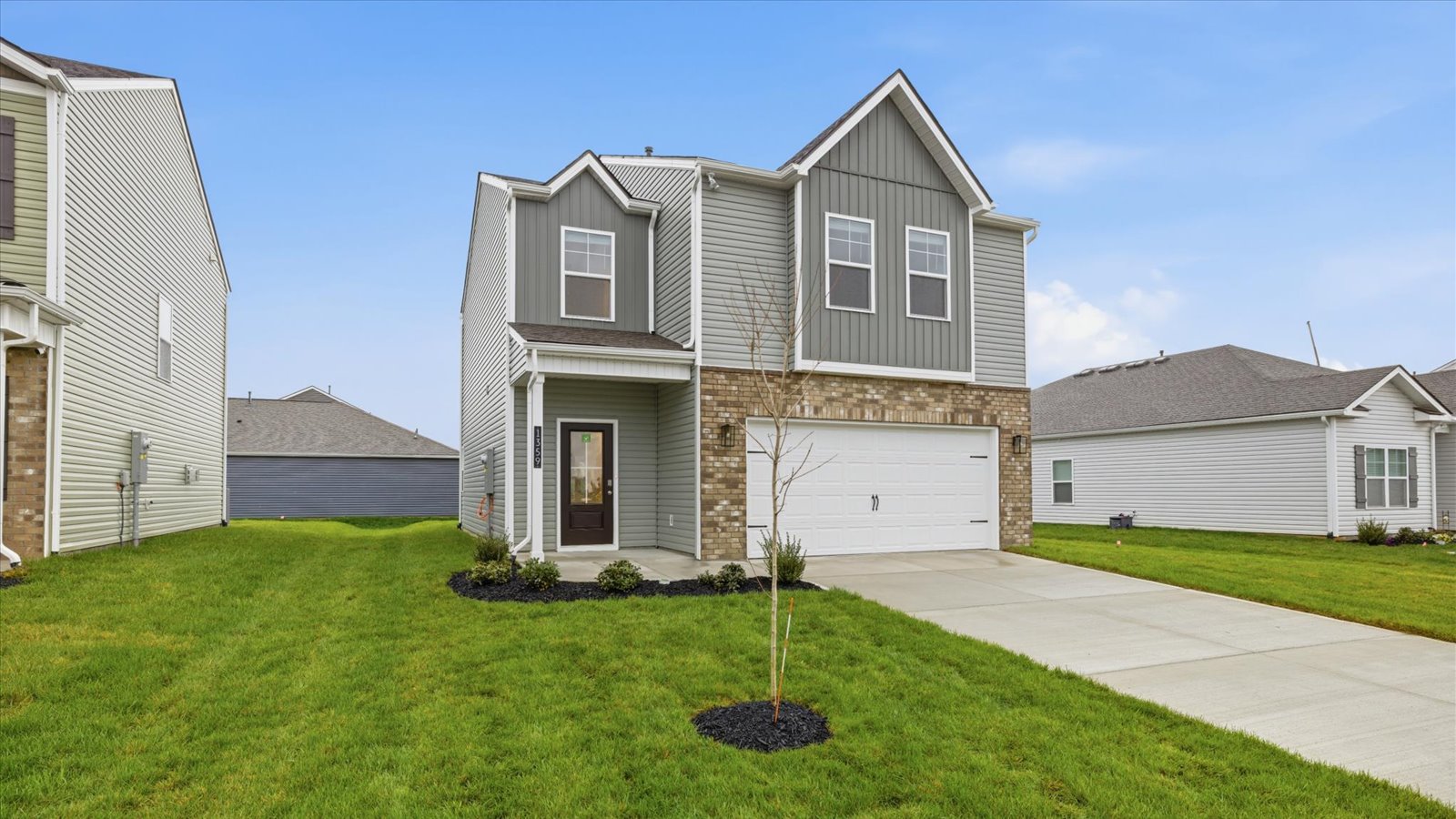 front exterior of two story home