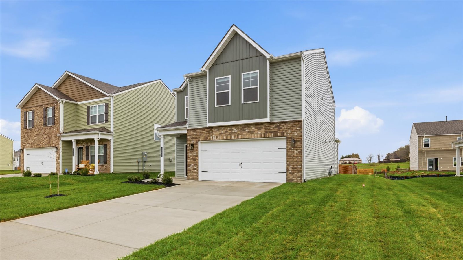 front exterior of two story home