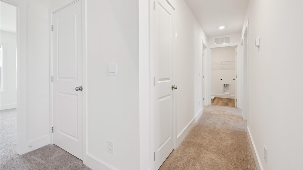 Spacious upstairs landing with natural light