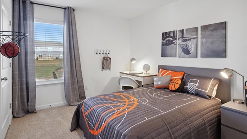 Additional bedroom with large windows