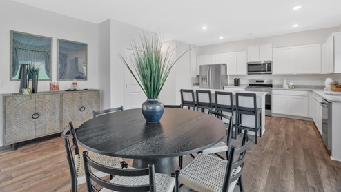 kitchen with granite countertops