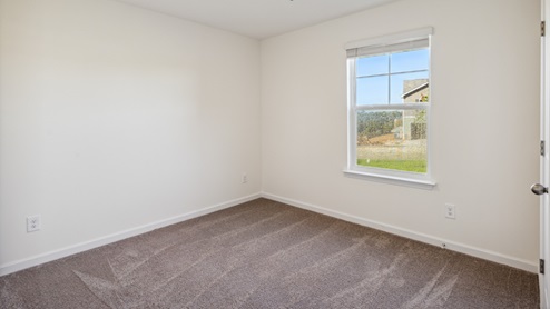 bedroom with carpet