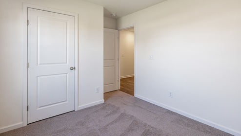 bedroom with carpet