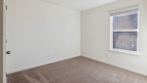 bedroom with carpet