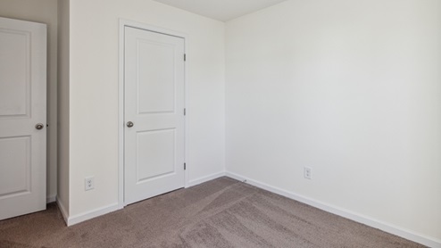 bedroom with carpet