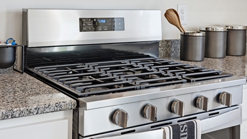 Stainless steel stove