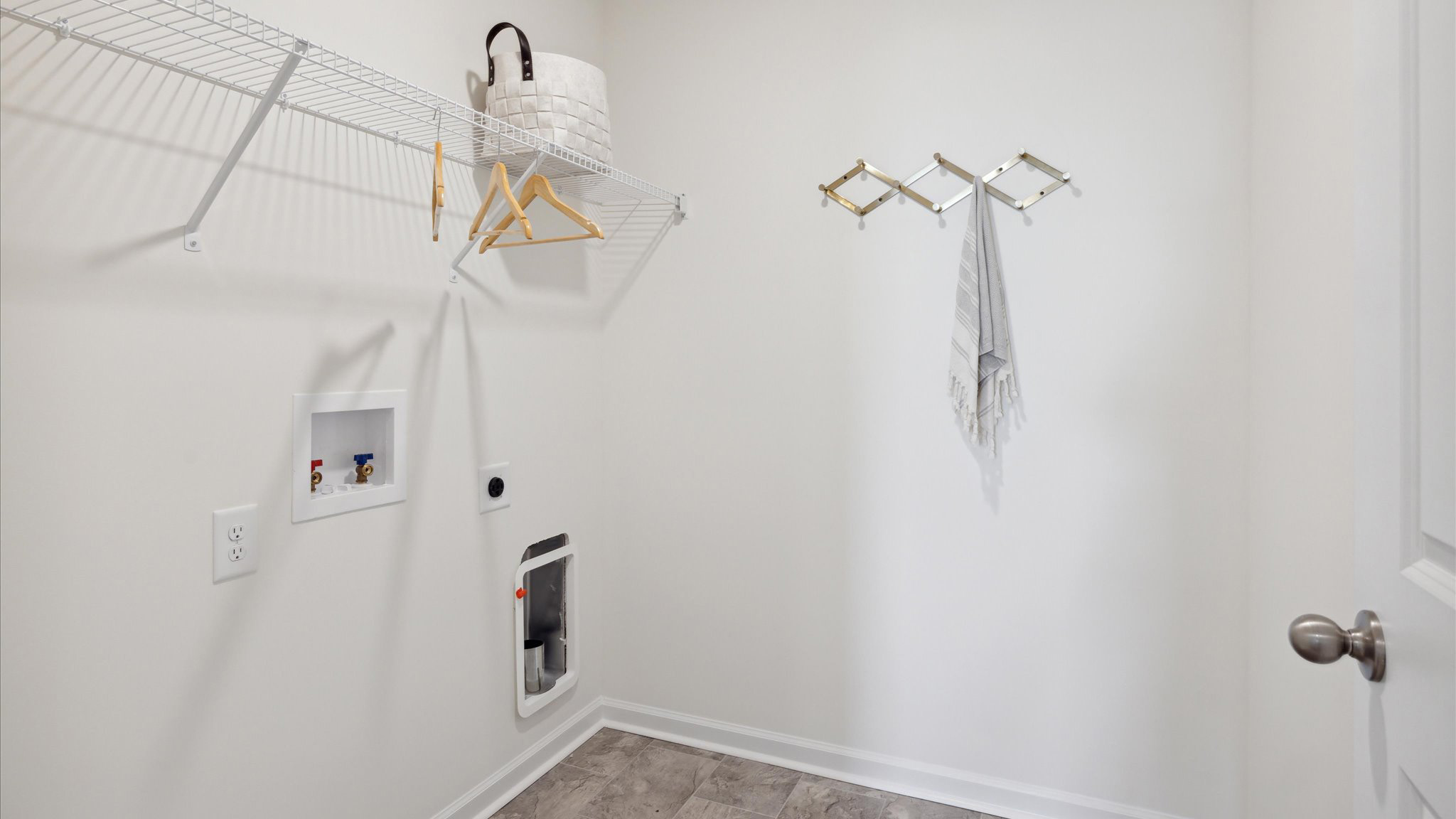 Private primary walk-in closet