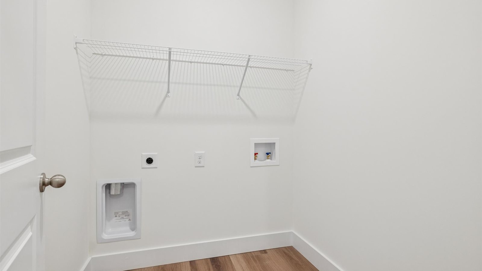 Laundry room with extra storage