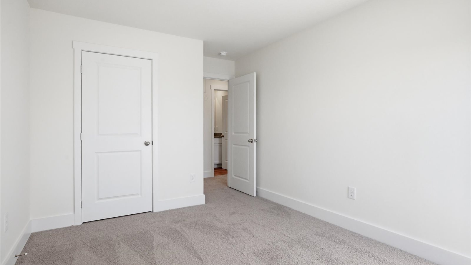 Bedroom with ample natural light and carpet floors